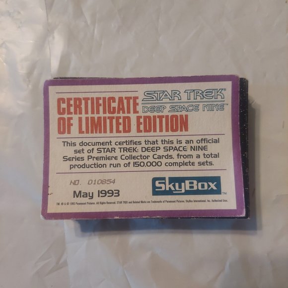 Star Trek Deep Space Nine trading card set - Picture 1 of 7